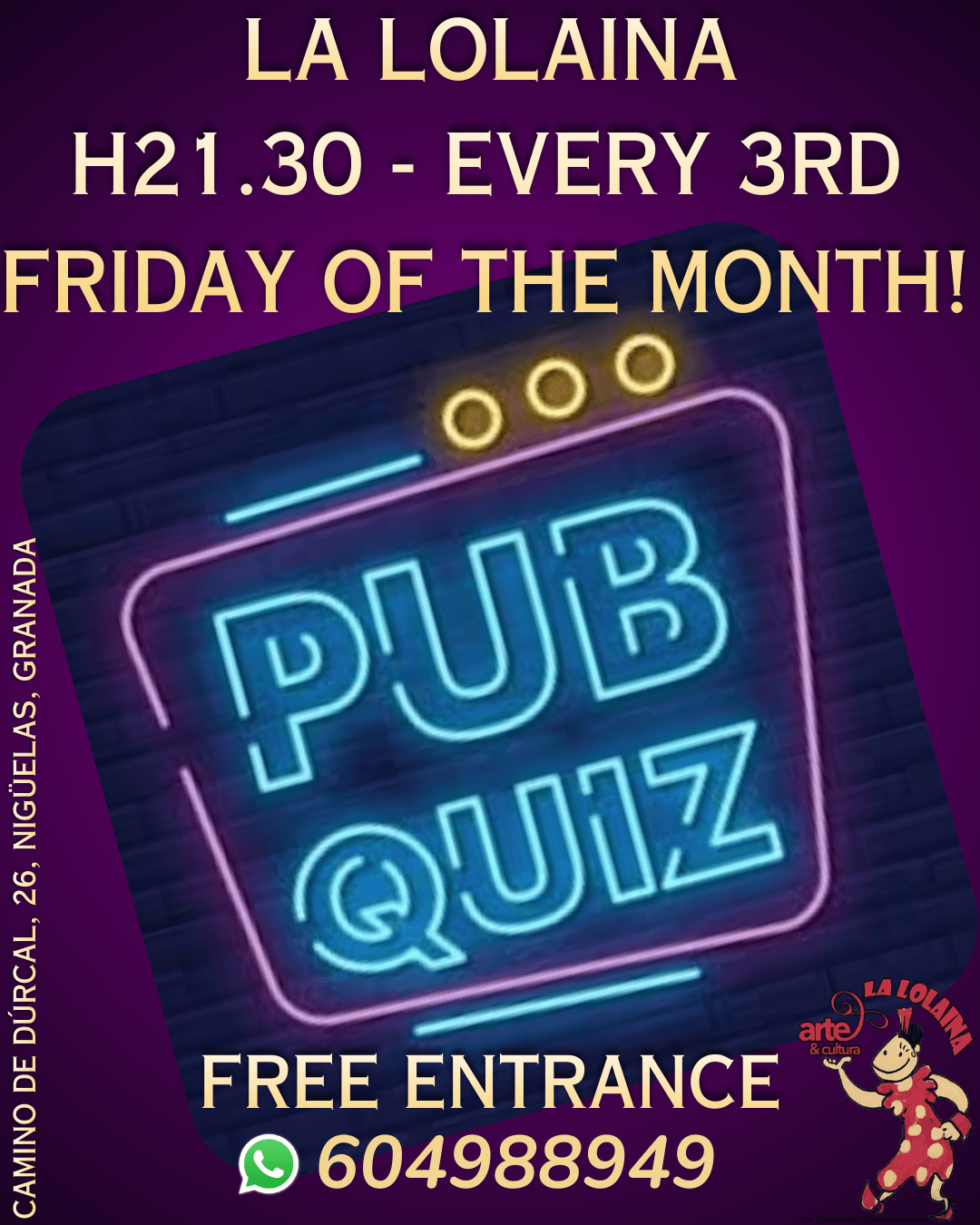 La Lolaina Pub Quiz